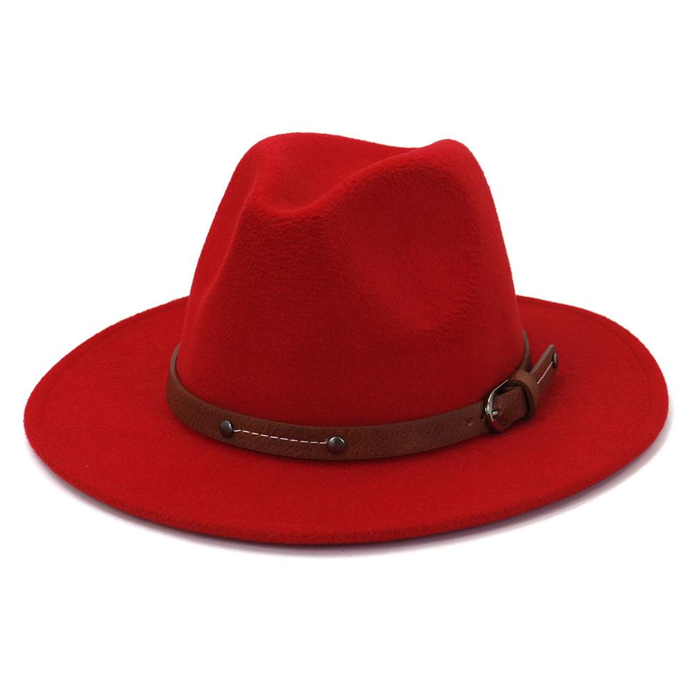 Fedoras Winter Hut Für Frauen 59-61 CM Männer Panama Gefilzt Jazz Hüte Neue Trilby Kirche Kappe sombreros de mujer