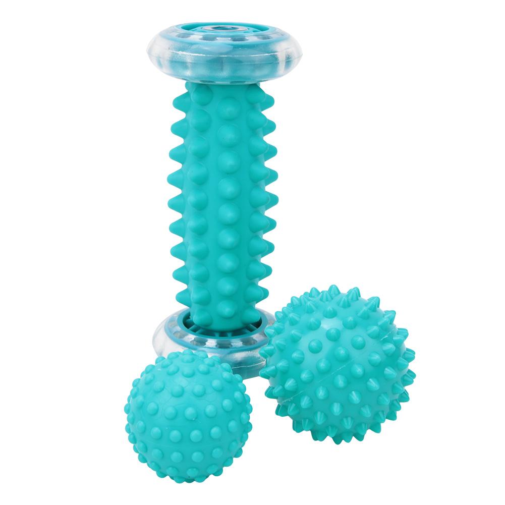 TPE Peanut Roller Spiky Massage Ball Set Back Foot Massager Ball Fitness Muscle Massaging