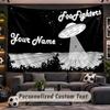 Foo Fighters Personalized Tapestry Support Custom Name, Wall Art Home Decoration