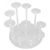 Cupcakes Display Stand 10 Columns Acrylic Transparent Dessert Table Display for Party