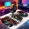 Custom Name Personalized Demon Slayer Print Carpet, Versatile Home Decor Rug, for Playroom, Apartment, Balcony, Entryway, Hallway Gift