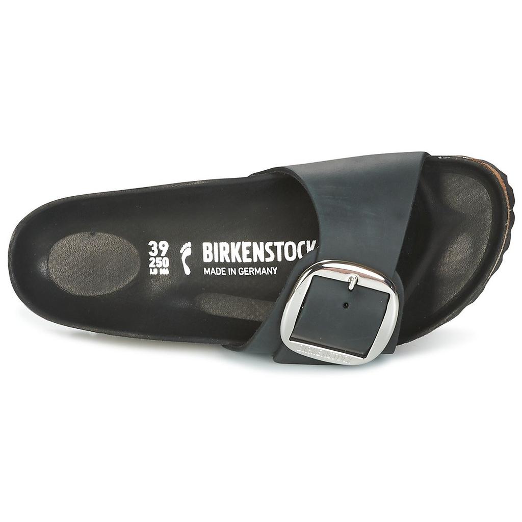 BIRKENSTOCK Madrid Big Buckle Cm Sandals, Black, 24.5