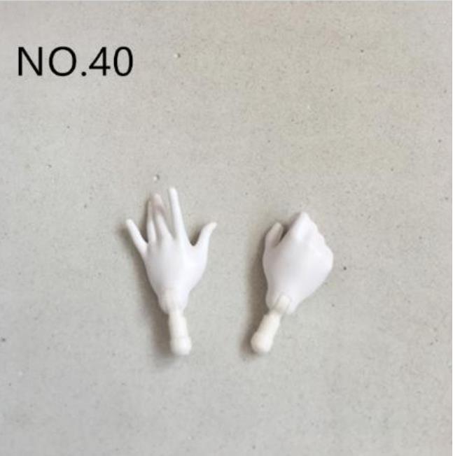 Universal 1/6 Doll Hands DIY Doll Decors Fashion Gesture Doll Hands Feet Accessories White Beige Color Doll Parts Girl Gifts Toy