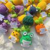 Adorable Crochet Vegetable And Fruit Plush Toy Collection With Colorful Characters