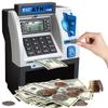 Cajero Automático Inteligente Electrónico Juguetes de Banco Para Niños Juguete Interactivo de Ahorro de Monedas y Billetes Con Contraseña Tarjeta de Deslizamiento Características de Conteo