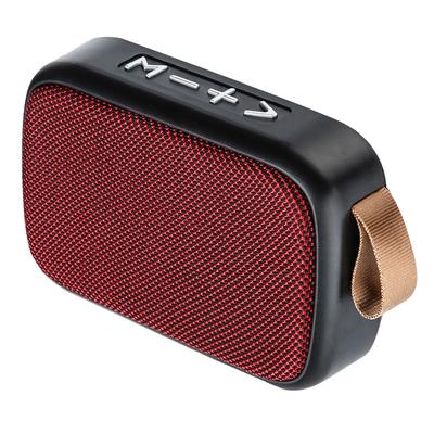 Pequeno alto-falante Bluetooth Bluetooth 4.2 com suporte para cartão de memória U Disk e base sem fio portátil para alto-falante