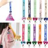 10Pcs Creative Glitter Ribbon Keychain Cheerleader Keychain Pendant Backpack Decorative Accessories Gifts