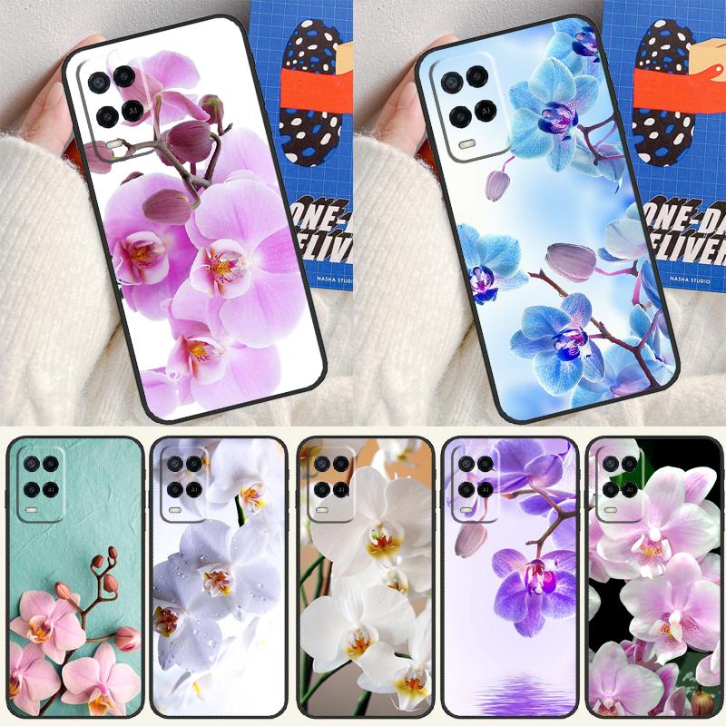 Orchid Flowers Colorful Case For Oppo A91 A5 A9 A16 A76 A96 A58 A78 A98 A52 A72 A74 A94 A54 S A57 A77 A15 A17 Cover