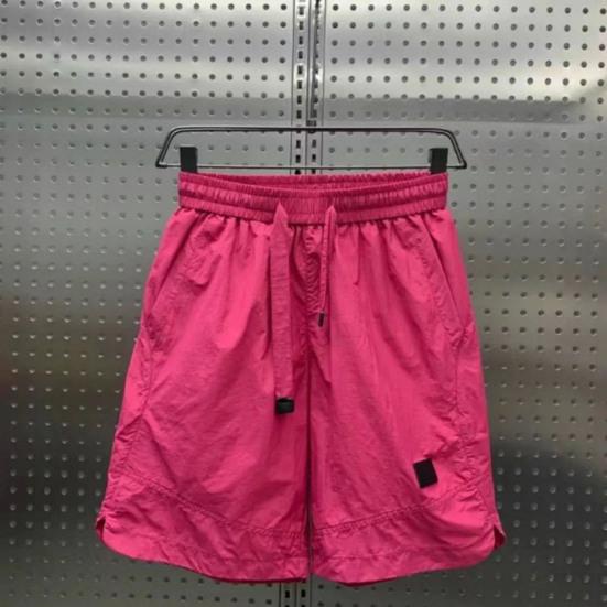 2Pcs/Set Men Summer Outfit Hooded Drawstring Short Sleeve Tops Elastic Waist Pockets