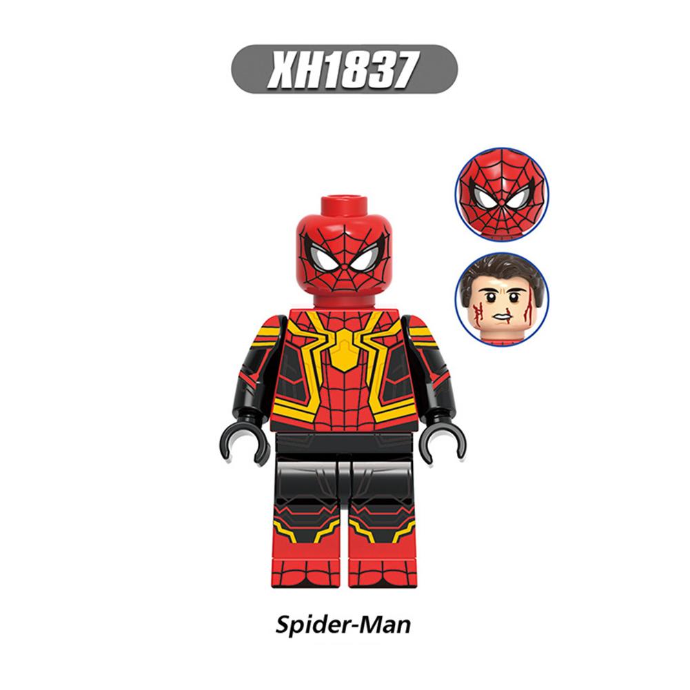 Montajlı Yapı Taşı Marvel Süper Kahraman Örümcek Adam Minifigure Çocuk Eğitici Oyuncak