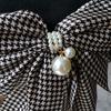 Spring and Autumn New Thousand Birds Plaid Bow Wool Beret Femininity Ribbon Pumpkin Hat Woolen Painter Hat