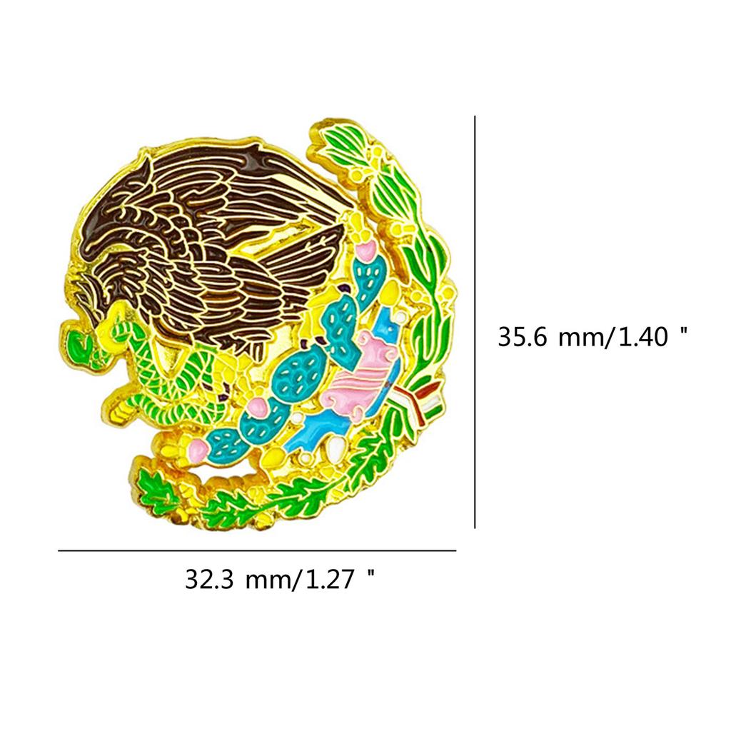 Creative Enamel Owl Brooch Authentic Mexican Hat Clip Vintage Style Cartoon Lapel Pin for Clothing and Accessories