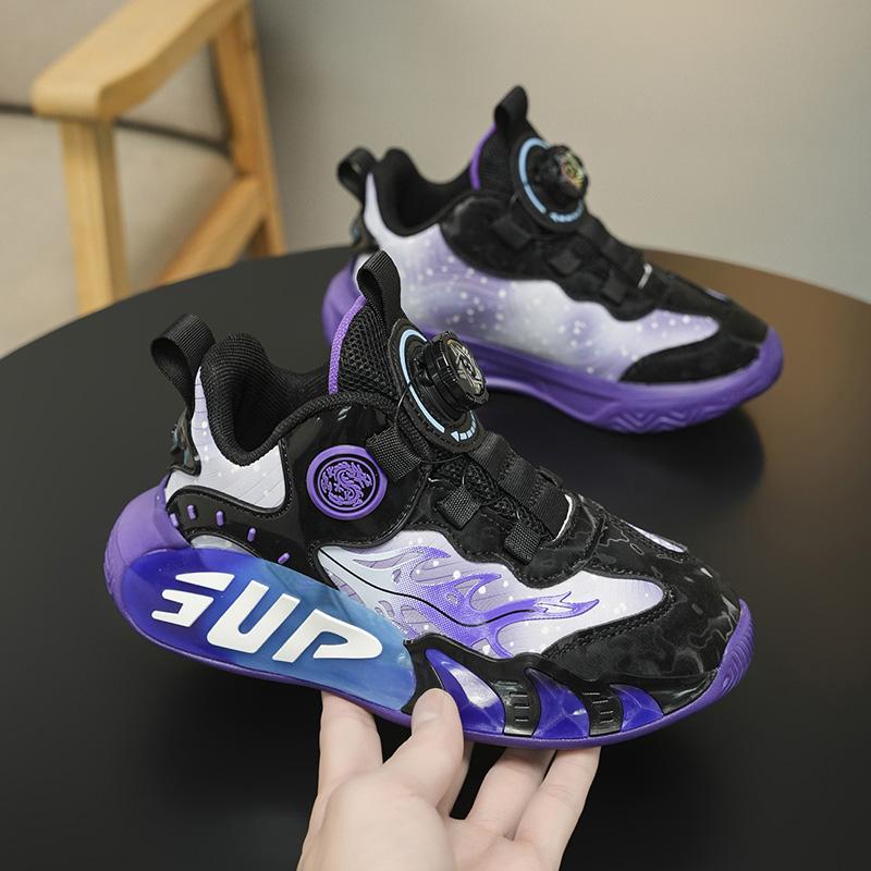 Chlapci Dívky Podzim Zima Ležérní Basketbalové Sportovní Boty Dětské Studentské Vycházkové Běžecké Tenisky Školní Tenisové Trenéry