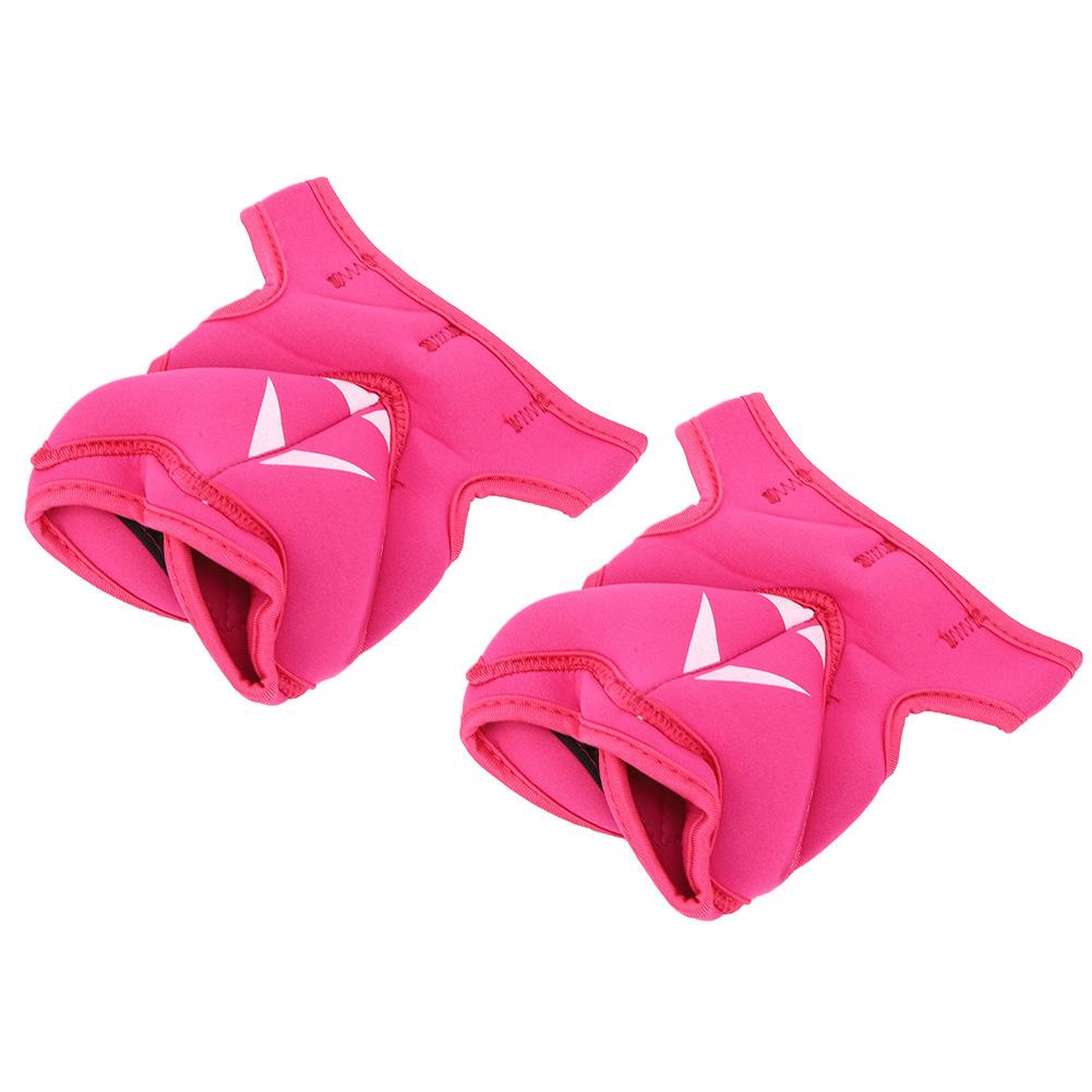 Sport Unisex Half Finger Weighted Gloves Sandbag for Boxing Training Fitness Rose