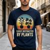 Easily Distracted By Plants Unisex T Shirt Plant Lover Gift Unisexs Unisexs Tee Cotton Crew Neck Short Sleeve