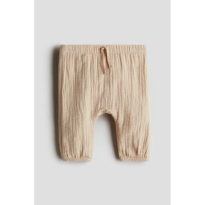 

HM 2025 Лето Новая Детская Одежда Детские Девочки Тонкие Хлопковые Брюки 1275648 Beige 66/47(4-6m)