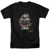 Batman Joker Crazy Lips T Shirt Licensed Comic Book Tee Black