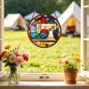 Buntglas Fenster Hängende Puzzle Anhänger Garten Küche Wintergarten Heimdekoration