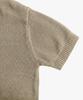 Meleugo Ruben V-Neck Short Sleeve Knit [Beige]