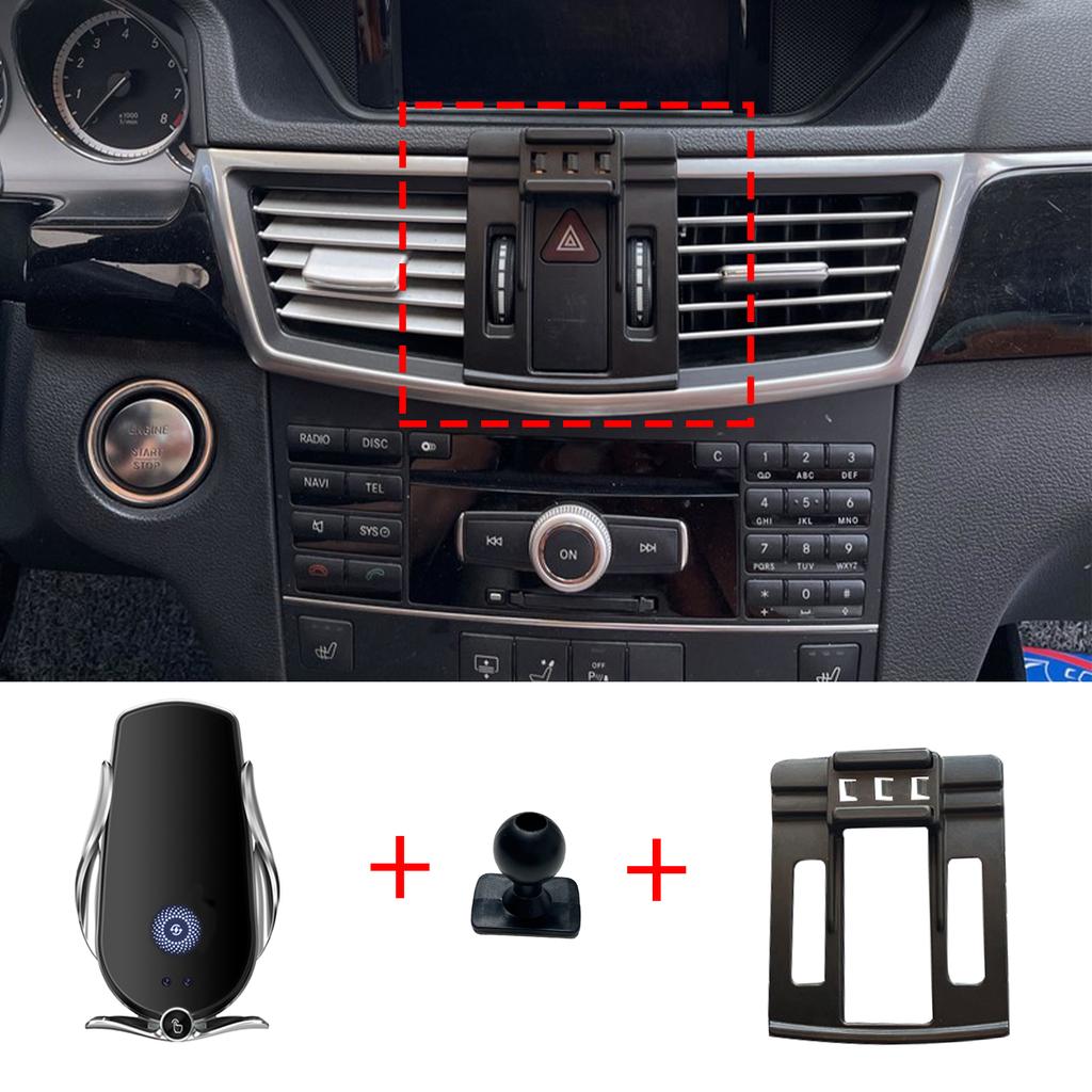 Držák na mobilní telefon do auta pro Mercedes Benz E Class E200 E300 W212 2010 2011 2012 Držák na GPS Stojan na navigaci Autopříslušenství
