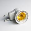 Lai Lighting E27 Lamp Screw Socket Bulb Holder Adapter Converter with On-Off Switch EU Plug