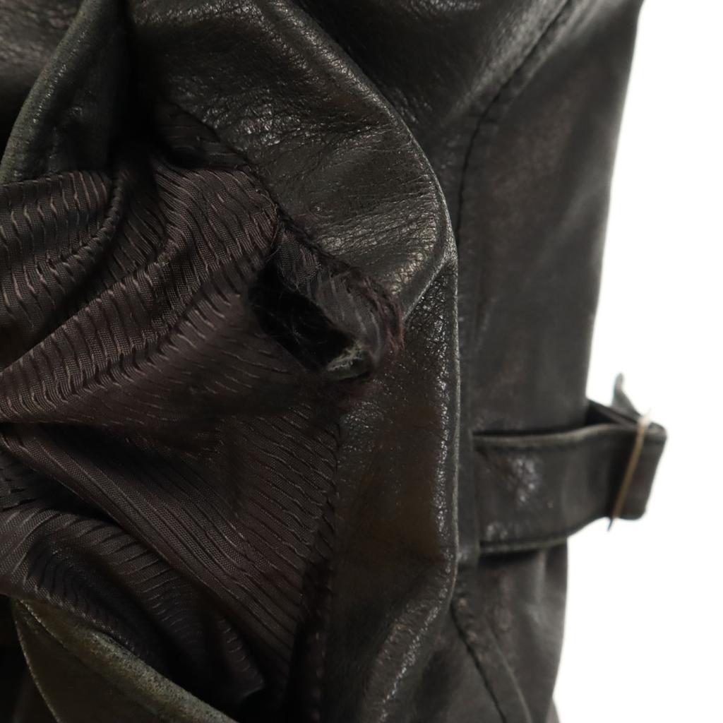 Canyon de Chelly Rindslederjacke L schwarz Gefütterte Motorradjacke Herren Gebraucht