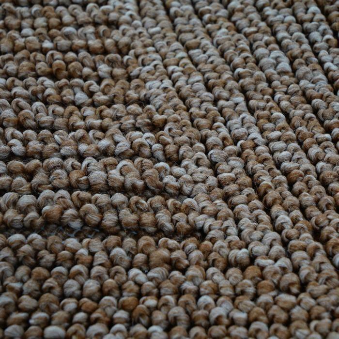 Tapis aspect jute salon losanges beige 190x290