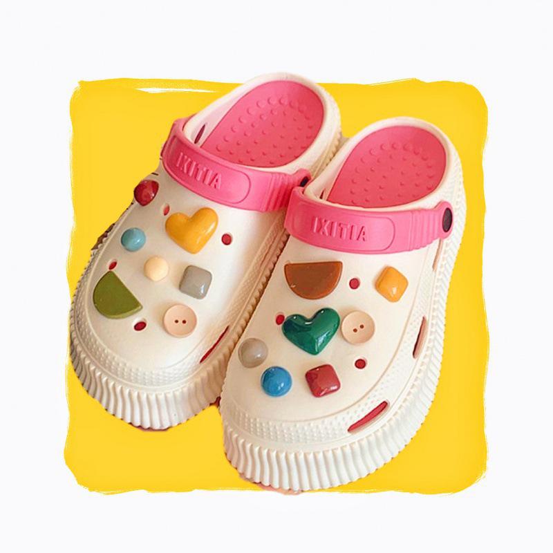 Women's Height-Boosting DIY Closed-Toe Platform Sandals