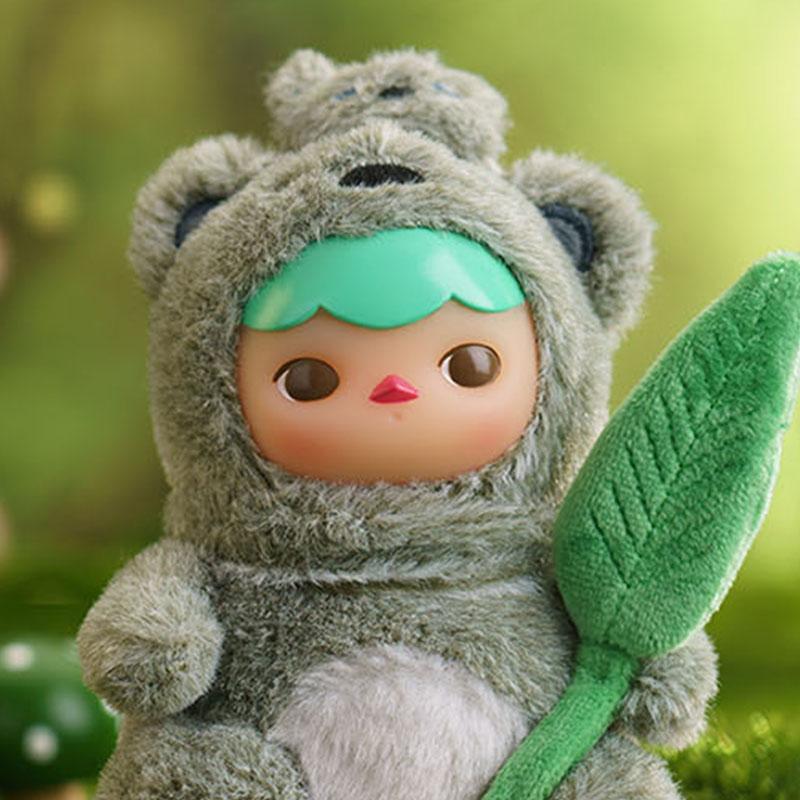 POP MART Pucky Bear Planet Collection Silicone Face Plush Mystery Boxes, Single Blind Box