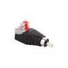Cable to Audio RCA Jack Male RCA Adapter Jack Connector Adapter Press Terminal A/V Adapter RCA Connector
