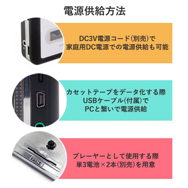 Cassette Tape Player Digital Conversion to Cassette Tape to CD Audio Easy and [2026 Latest] MP3 Player, Boombox, Source, PC, Convenient.