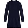 Polo Ralph Lauren Dress FW25 Solid Color Cotton Cable Knit Polo Collar Kids dress 313978841-001