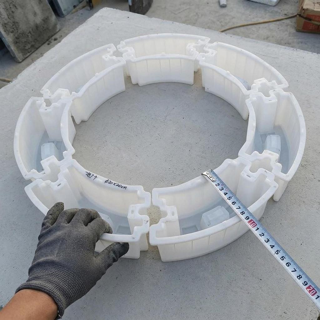 Modello, Blocco di Cemento, Mattone, Ghisa Recinzione da Giardino Materiale PP per Passatoia Fai-da-Te, Giardino,