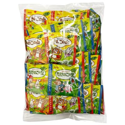 Meiji Kinoko no Yama Takenoko no Sato Εμπορική 2 Τύποι Μεγάλη Συσκευασία Μεριδίων 36 Σακουλάκια Ασορτί Σακουλάκια Γλυκά Γλυκά Ατομικά Τυλιγμένα Μικρά Σακουλάκια Μεγάλη