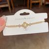 Unique and trendy zircon bracelet - women's light luxury, versatile design