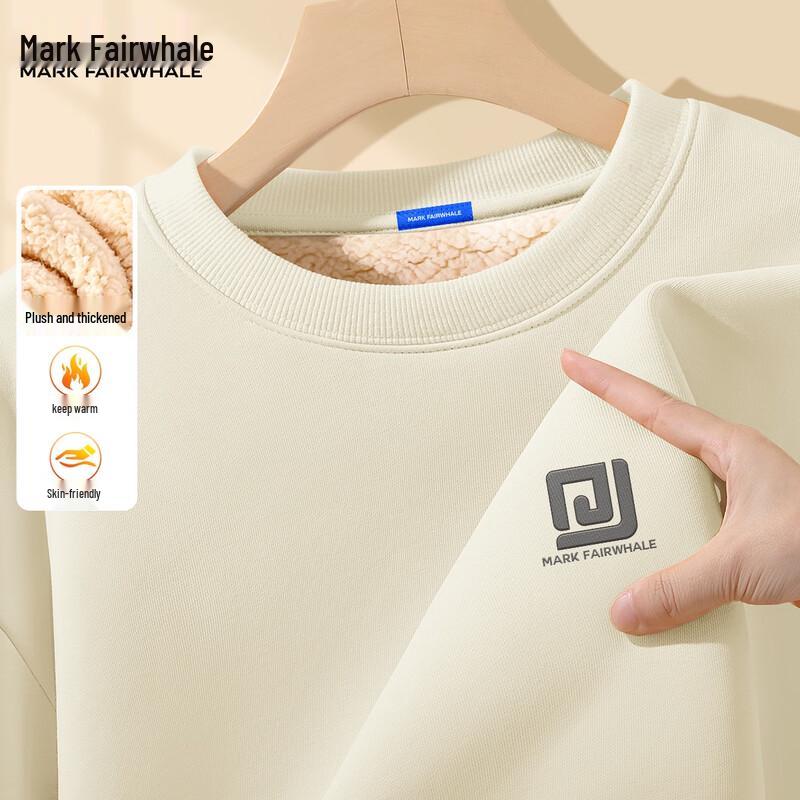 Mark Fairwhale Men's 2025 Lamb Wool Lined Winter Sweatshirt