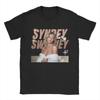 Sydney Sweeney T Shirts Unisex Pure Cotton Leisure TShirts Crew Neck Tees Short Sleeve Tops Birthday Present