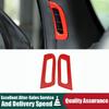 For Dodge Durango 2011-2021 Glossy Red A Pillar Air Outlet Vent Cover Trim 2pcs