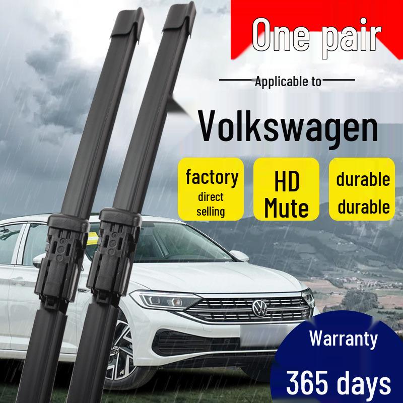 Volkswagen Wiper Blades for Lavida, Bora, Polo, Golf, Sagitar, Tiguan, and Passat.