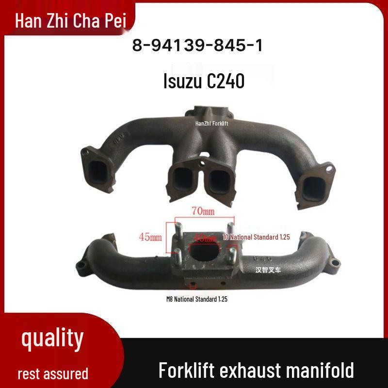 

Isuzu C240 Forklift Exhaust Manifold 8-94139-845-1 Compatible Isuzu C240