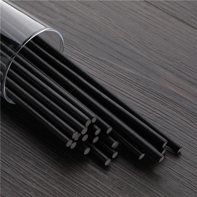 KASHICONG Colored Degradable Kraft Paper Straws