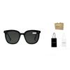 Gentle Monster Myma-01 Square Sunglasses With Letter Engraving Unisex Sunglasses Black MYMA-01