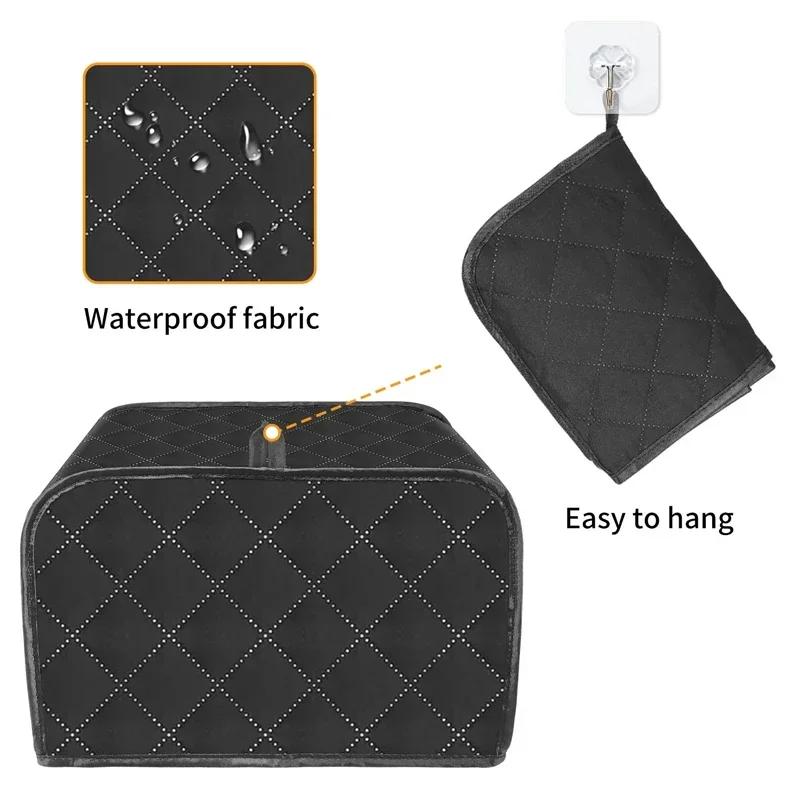 Toaster Dust Cover Household Bread Machine Protector Cover Kitchen Clean Tools Bakeware Durable Organizer for 2-Slice Toaster