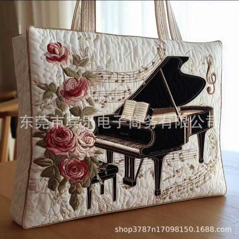 3D Printed Tote Bag 600D Oxford Cloth Womens Fashion Shoulder