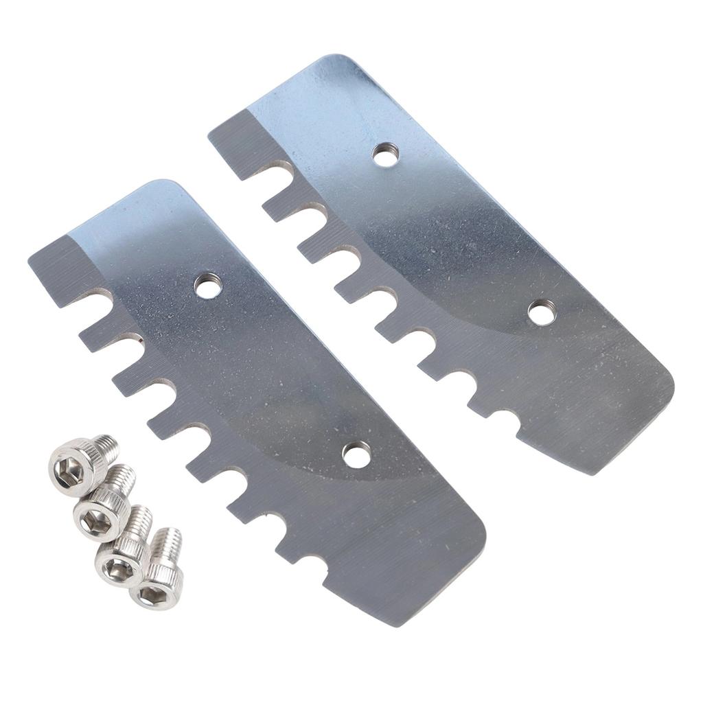 Get Ready To Fish with Our Reliable Set of Two Stainless Steel Auger Blades