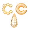 4Pc/set Vintage Geometric Clip Earring Women Trendy Glossy C Shape No Piercing Fake Cartilage Ear Cuff Jewelry Accessories