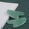 Green Aventurine Jade Gua Sha Board - Facial and Body Massage Tool