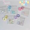 Cartoon Doll Gift Storage Bag Keychain Transparent Five-Pointed Star Pendant Toy Doll Gift Bag Children Toy Doll Storage Bag