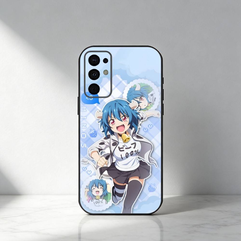Jashin Anime D-Dropkick on My D-Devil Phone Case For Samsung S25,S24,S21,S22,S23,S20,Ultra,S26,Plus,Fe,Note,5G Black Cover Samsung S22plus5G