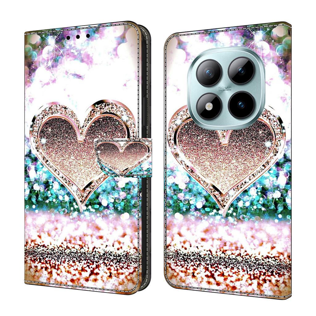 For Xiaomi Redmi Note 15 Pro 5G (Global) Case 3D Pattern PU Leather Wallet Phone Cover with Stand